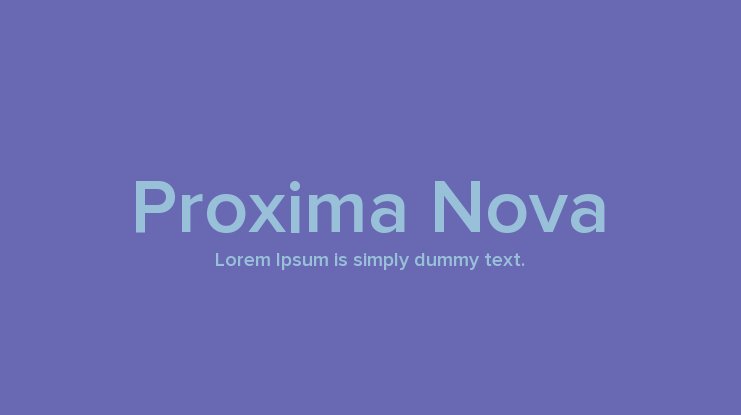 Proxima Nova Font Download Zip