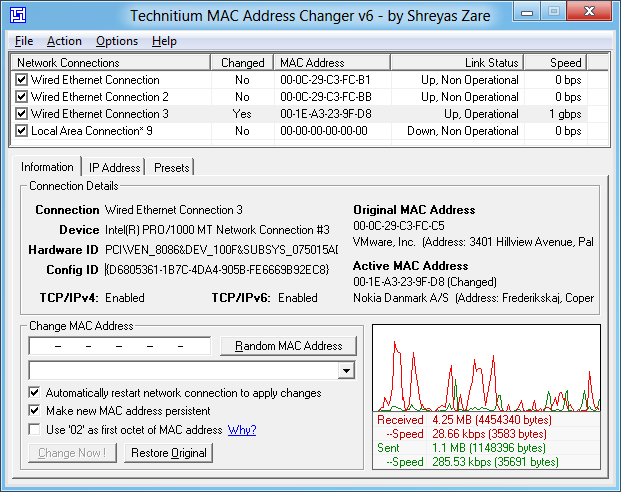 best mac address changer for android
